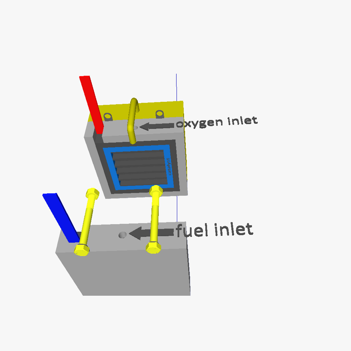 Directethanol fuel cell DEFC 3D Model .skp