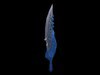 Fantasy rocky sword 3D Model .max .obj .3ds .fbx
