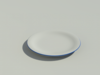Kitchen Plate 3D Model .max .obj .fbx