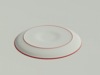 Kitchen Plate 3D Model .max .obj .fbx