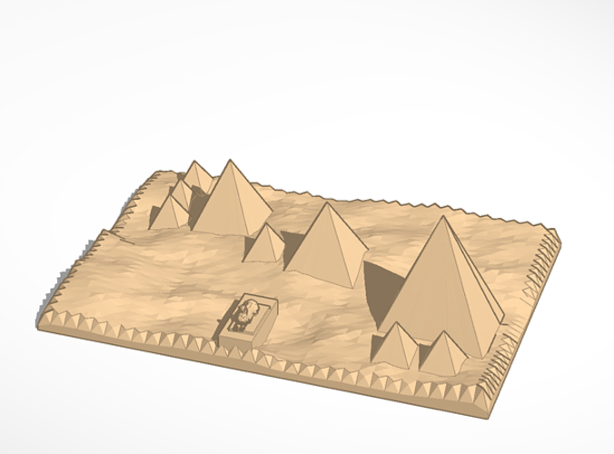 pyramids model for plastics free 3D Model 3D printable .obj .stl .wrl ...