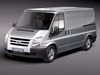 Ford Transit panel van ... 3D Model