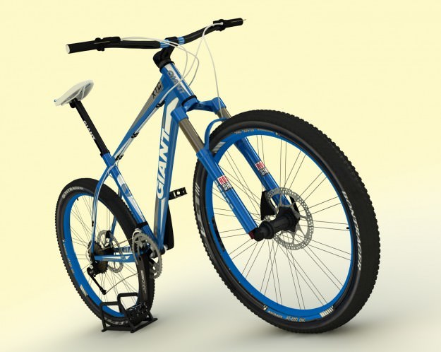 blue giant mountain bike
