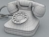 Retro Style Telephone - Bakelite 3D Model .max .obj .3ds .fbx .lwo .lw .lws .c4d