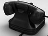 Retro Style Telephone - Bakelite 3D Model .max .obj .3ds .fbx .lwo .lw .lws .c4d
