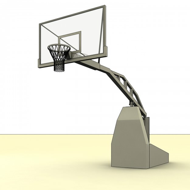Basketball Backboard Backstop 3D Model .max