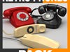 Retro Style Telephones Pack