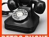 Retro Style Telephones Pack 3D Model .max .obj .3ds .fbx .lwo .lw .lws .c4d