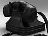 Retro Style Telephones Pack 3D Model .max .obj .3ds .fbx .lwo .lw .lws .c4d