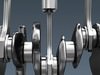 Animated L4 Engine Cylinders 3D Model .max .obj .3ds .fbx .lwo .lw .lws .c4d
