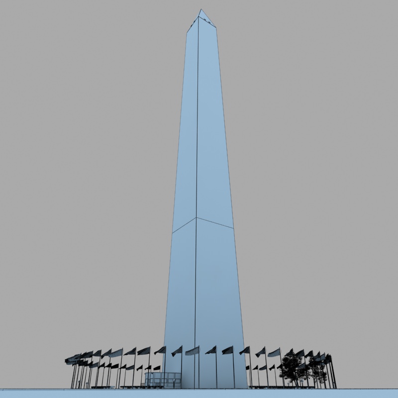 Washington Monument 3D Model .max .obj- CGTrader.com