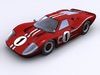 Ford GT Mk IV - 1967 Le Mans winner 3D Model