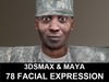 Rigged African Soldier with 78 Morph Targets 3D Model