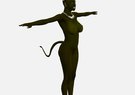 Game Character "Dark Sundari" 3D Model