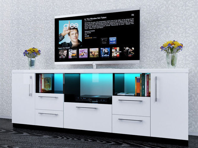 Living TV Commode 3D Model animated rigged max CGTradercom -> Commode Tv But Living TV Commode 3D Model animated rigged max CGTradercom -> Commode Tv But