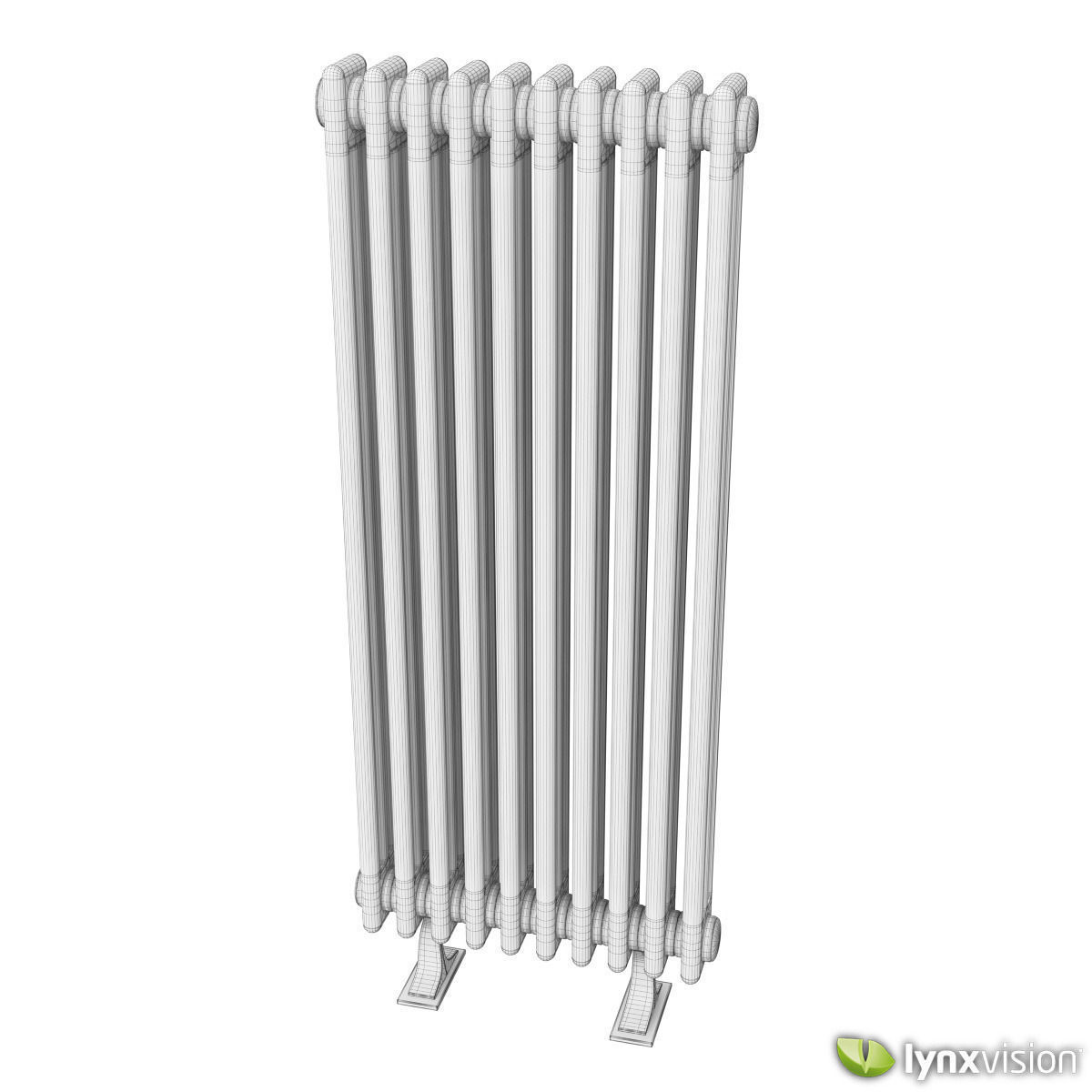Stelrad Classic Column Radiator 3D Model .max .obj .fbx .c4d .lwo .lw