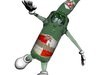 Beer Bottle Cartoon Character 3D Model .max .obj .3ds .fbx .lwo .lw .lws
