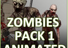 Zombie Package Animated 3D Model