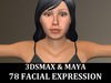 Rigged Beautiful Woman with 78 Morph Targets 3D Model