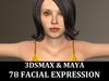 Rigged Girl with 78 Morph Targets 3D Model