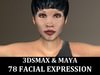 Rigged Female with 78 Morph Targets 3D Model