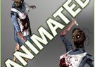 Zombie Nurse 3D Model