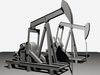 Oil Field Pump Jack 3D Model