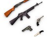 Low poly weapons pack collection 3D Model