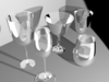 Glass set 3D Model