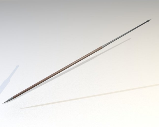 3D Model Roman Legionnaire Spear Pilum 3D Model .obj .fbx .dae .blend