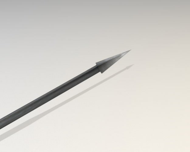 3D Model Roman Legionnaire Spear Pilum 3D Model .obj .fbx .dae .blend