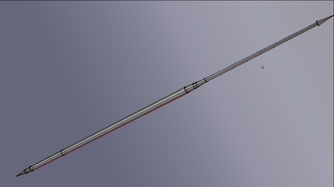 3D Model Roman Legionnaire Spear Pilum 3D Model .obj .fbx .dae .blend