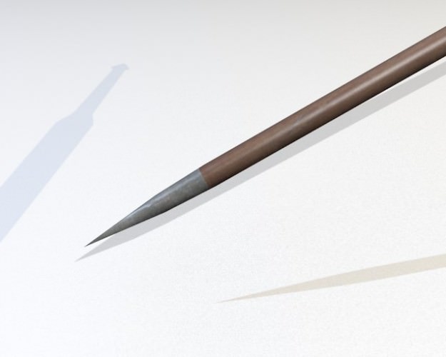 3D Model Roman Legionnaire Spear Pilum 3D Model .obj .fbx .dae .blend