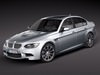 bmw m3 sedan 2009 e90 3D Model