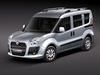 Fiat Doblo 2010 3D Model
