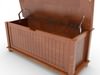 Storage Bench with Cushion 02 3D Model