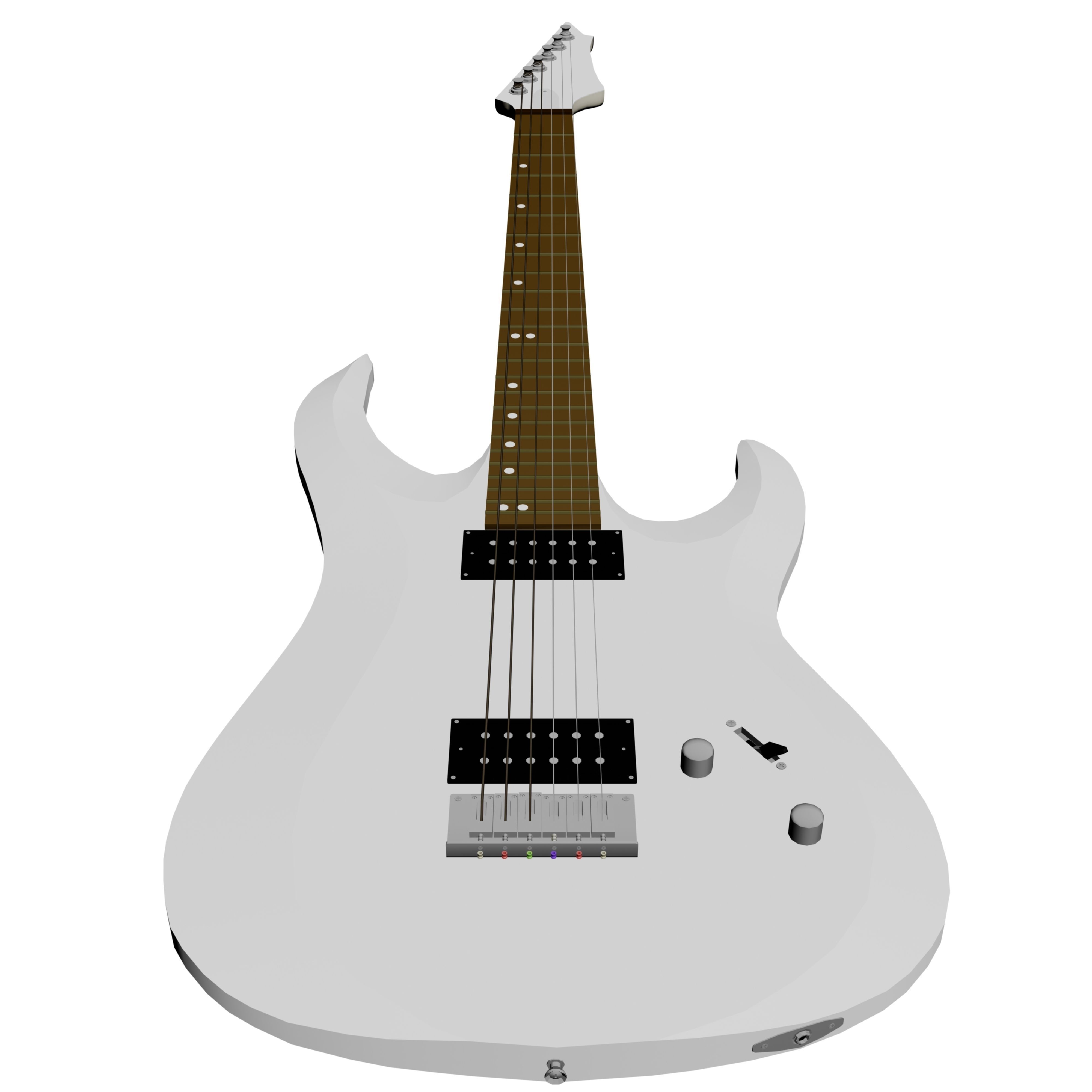Electric guitar 3D Model .max