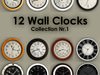 12 Wall Clocks Nr1 3D Model