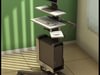 Mobile computer cart 3D Model