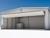 Hangar Industrial Building 01 3D Model