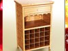 Wine Table Rack 3 3D Model