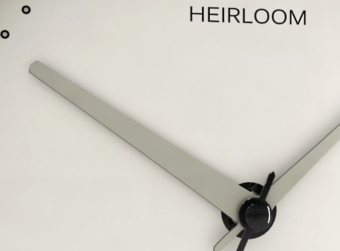 Wall Clock 08 3D Model .max .obj .3ds .lwo .lw .lws