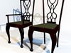 3D Model Dining Chair set 3D Model