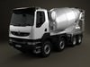 Renault Kerax Mixer 2011 3D Model