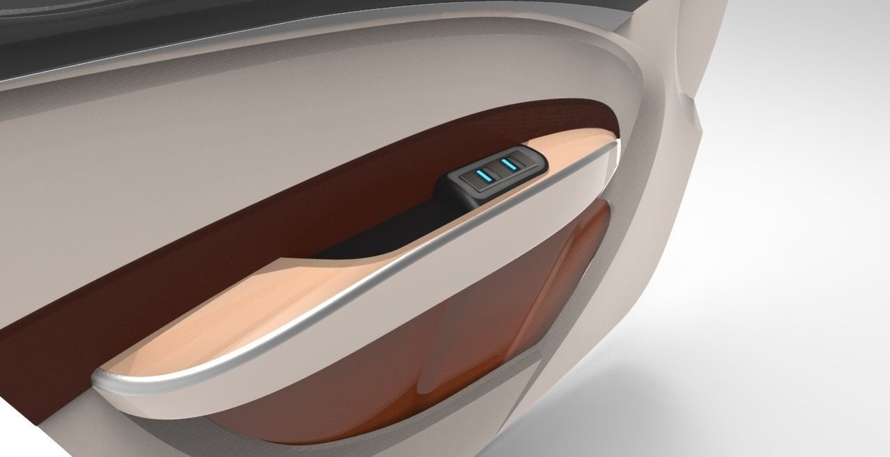 Automotive Interior Door Trim Front