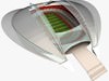 Football Stadium 02 3D Model