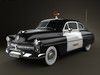 Mercury Eight Coupe Police 1949 3D Model