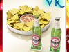 Nacho Bowl and Becks Beer Bottles 3D Model