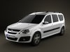 Lada Largus 2012 3D Model