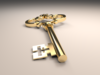 Detailed key 3D Model